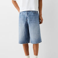 Loose Denim Shorts – Wide Fit with Functional Pockets