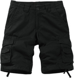 Loose Cargo Shorts With Drawstring Waist