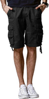 Loose Cargo Shorts With Drawstring Waist