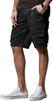 Loose Cargo Shorts With Drawstring Waist