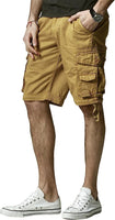 Loose Cargo Shorts With Drawstring Waist