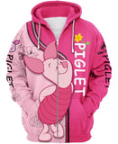 Children Piglet Zip Up Hoodie