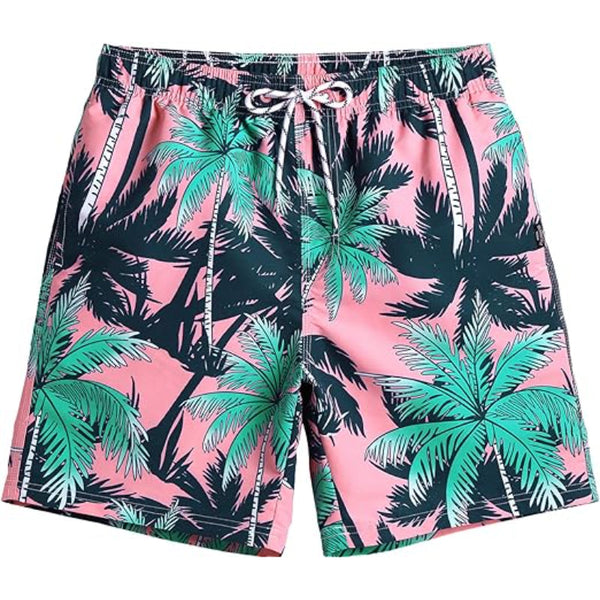 Quick Dry Patterned Swim Shorts