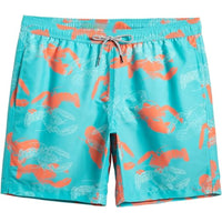 Quick Dry Patterned Swim Shorts