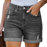 High Rise Denim Shorts – Comfortable and Versatile for Casual Outfits