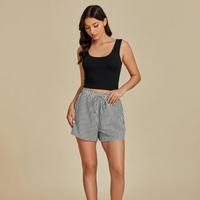 Striped Shorts Drawstring Pockets – Comfortable  and Versatile