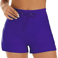 Swim Shorts Built In Briefs – Quick Dry Stretch Fabric with Drawstring