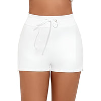 Swim Shorts Built In Briefs – Quick Dry Stretch Fabric with Drawstring