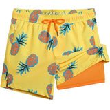 Swim Trunks With Compression Liner