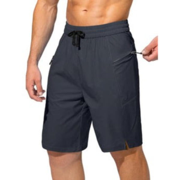 Zipper Pockets Beach Shorts