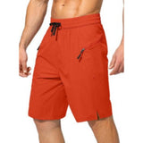 Zipper Pockets Beach Shorts