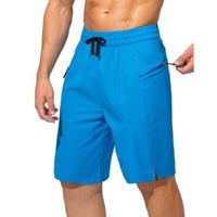 Zipper Pockets Beach Shorts