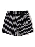 Striped Jersey Shorts With Drawstring