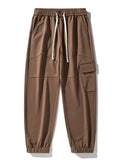 Elastic Waistband Cargo Style Jogging Pants