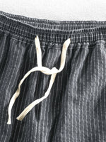 Drawstring Striped Pattern Shorts