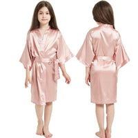 Solid Color Short Robes For Girls - Children Pajamas