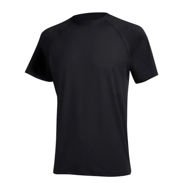 Black Short Sleeve Surfing T-Shirt