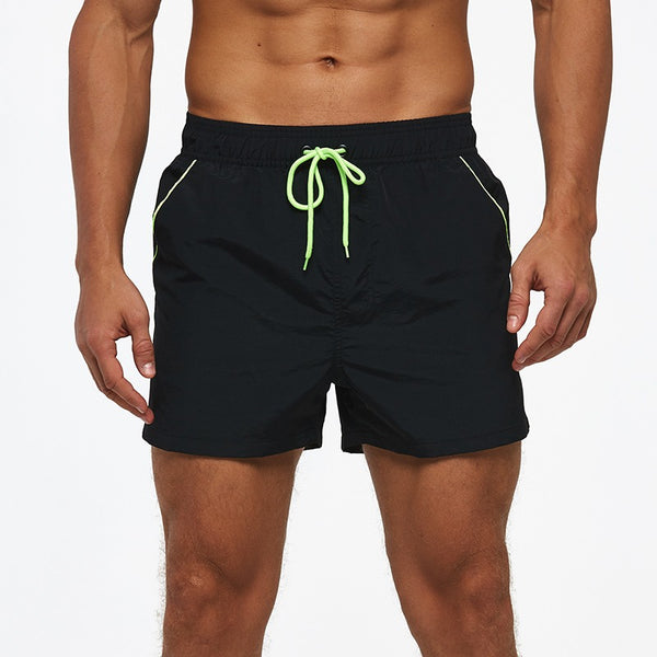 Men's Black Swim Trunks Shorts