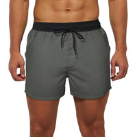 Men's Grey Swim Trunks Shorts