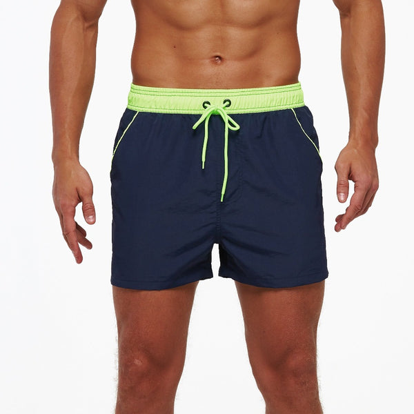 Men's Navy Blue Swim Trunks Shorts