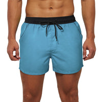 Men's Light blue Swim Trunks Shorts