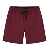 Dark Red Swim Shorts