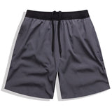 Grey and Black Draw String Swim Shorts