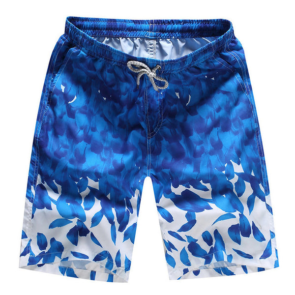 The Blues Blooms Draw String Swim Shorts